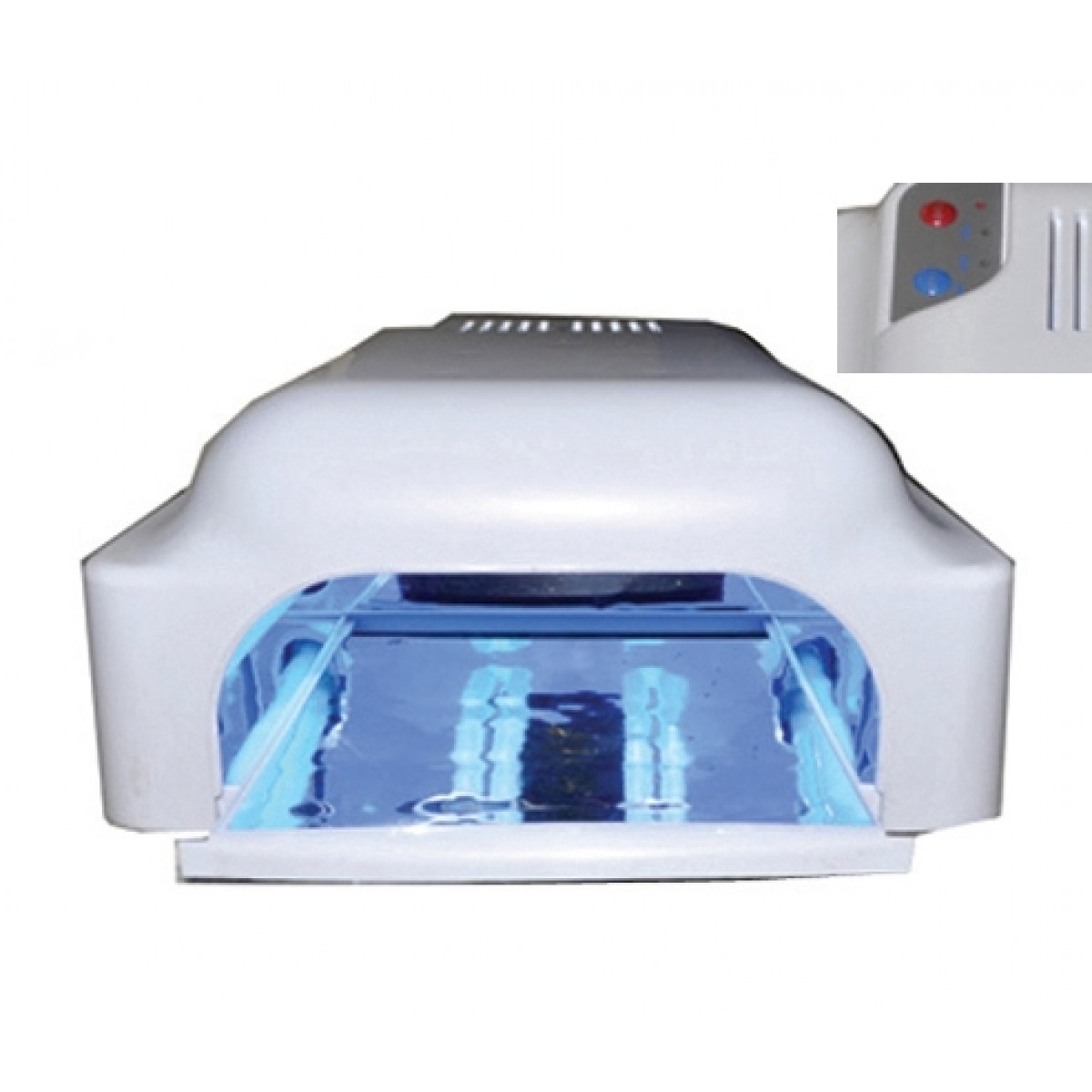 Στεγνωτήρας Gel με 4 Λάμπες 9 watt με Χρονοδιακόπτη και Συνεχές